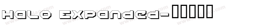Halo Expanded字体转换